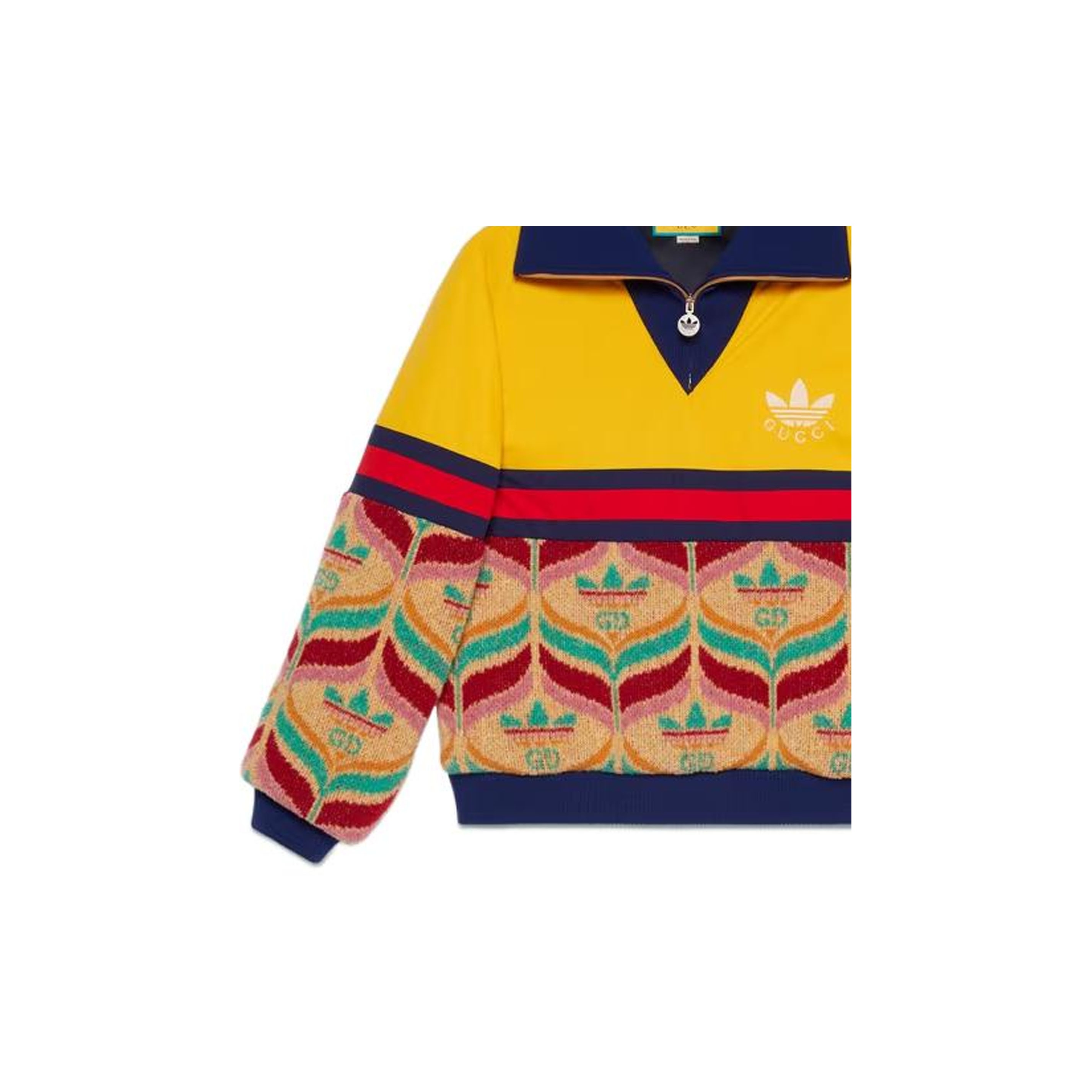 GUCCI X Adidas Half-Zip Jacket - POIZON GUCCI X Adidas Half-Zip Jacket - POIZON