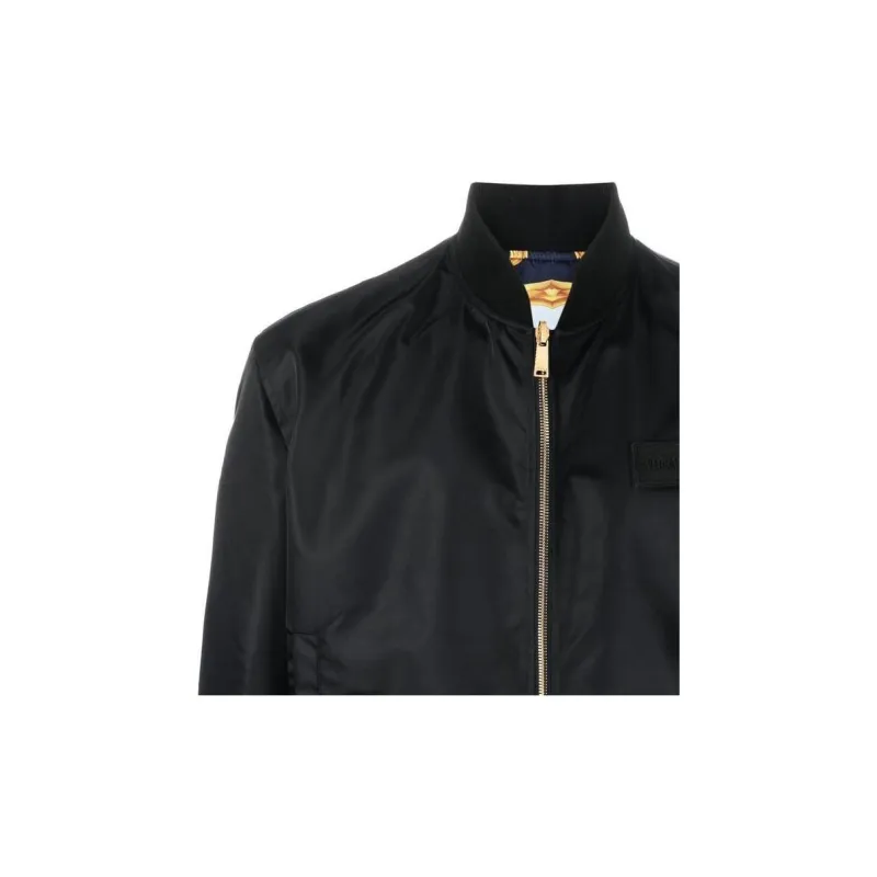 VERSACE Jackets Men Black-4