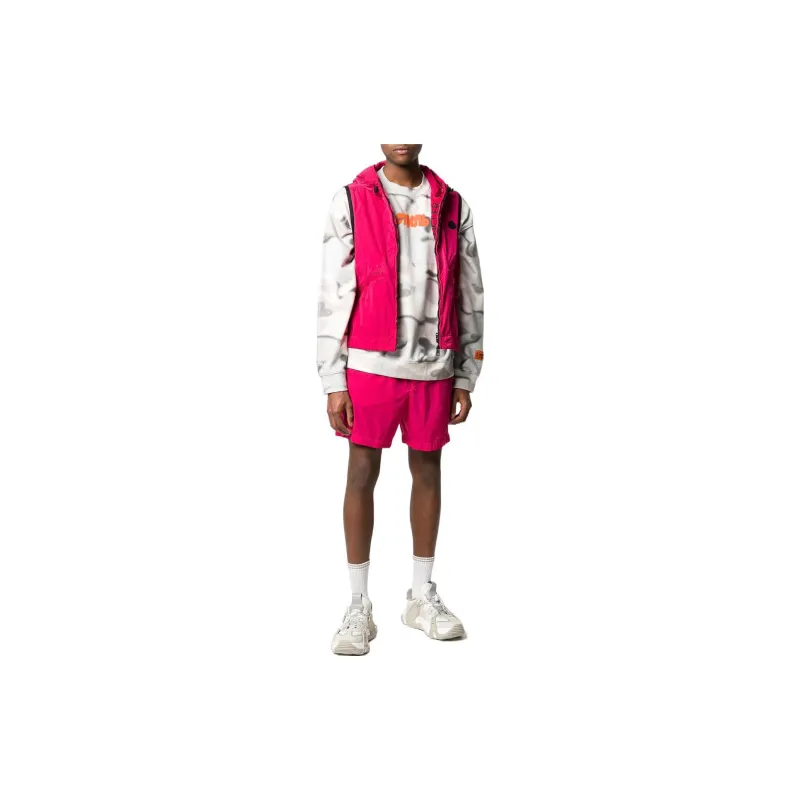 Moncler Vests Men Rose Red-1