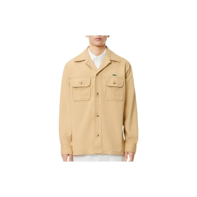 LACOSTE Shirts Men Beige-2