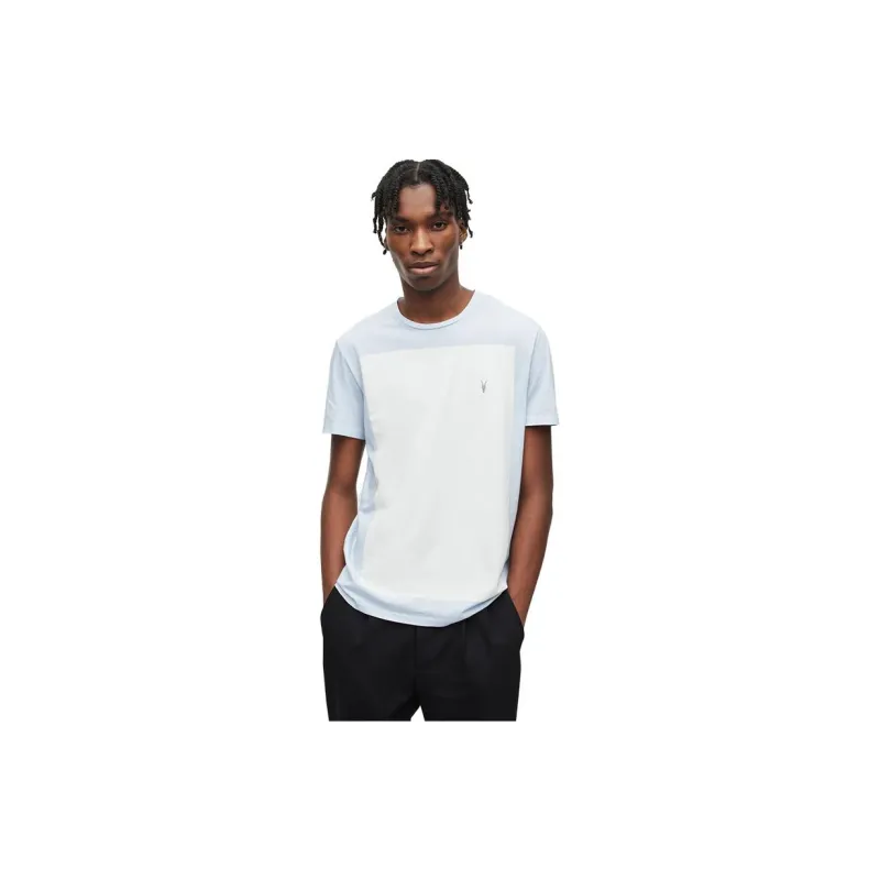 ALLSAINTS T Shirts Men Blue And Pink White-1