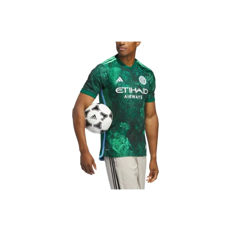 Adidas New York City FC T-Shirts Men Green-4