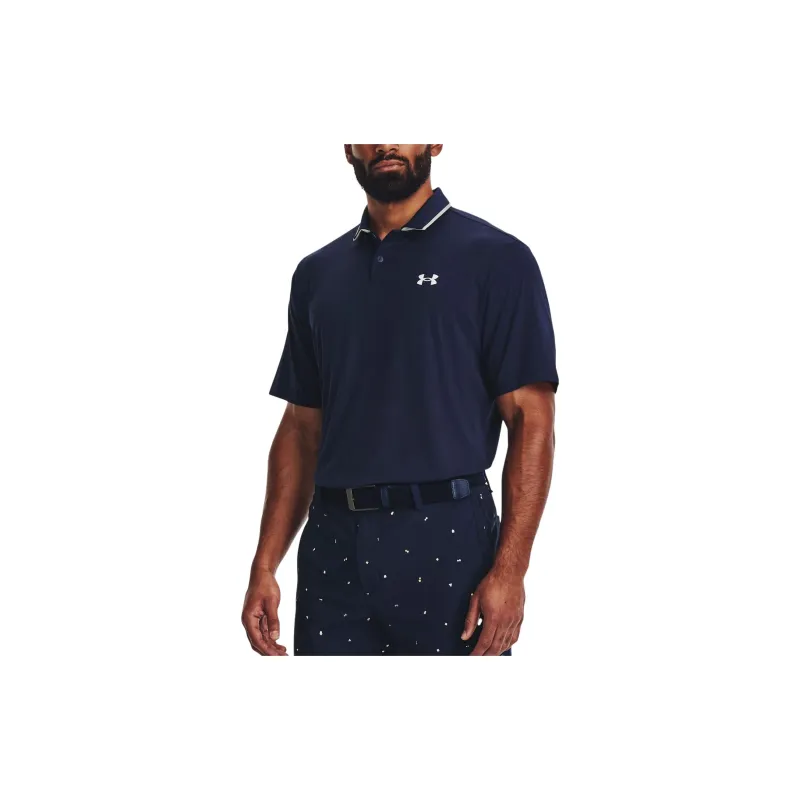 Under Armour Polo Shirts Men Marine Blue-3