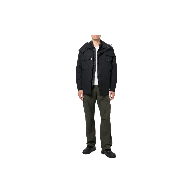 STONE ISLAND Jackets Men Black-1
