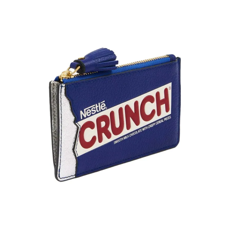 Anya Hindmarch Capra Leather Card Holder Women's Dark Blue-1