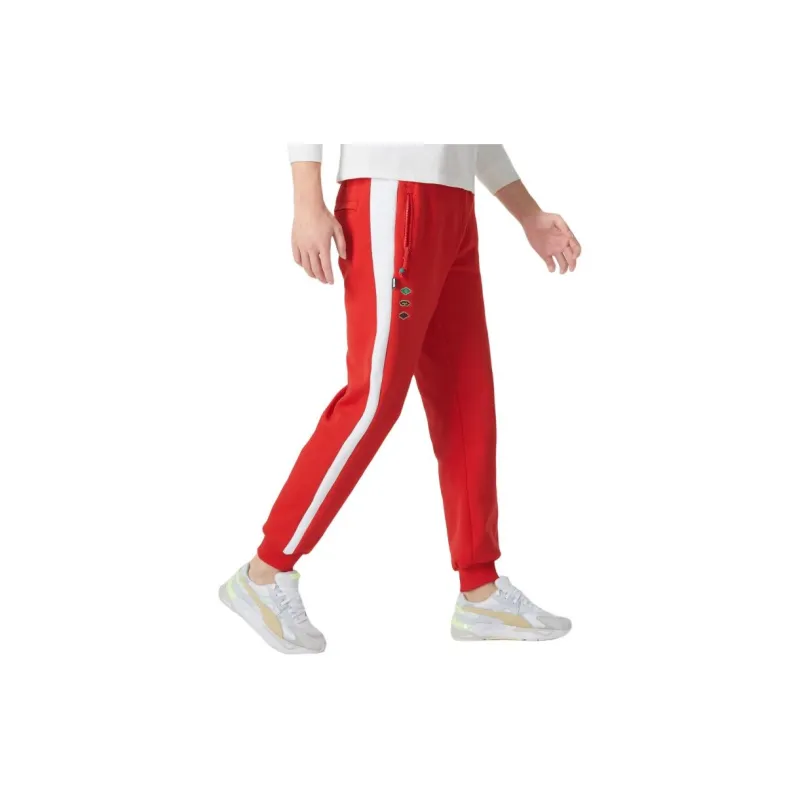 PUMA Knitted Sports Pants Unisex Red-3