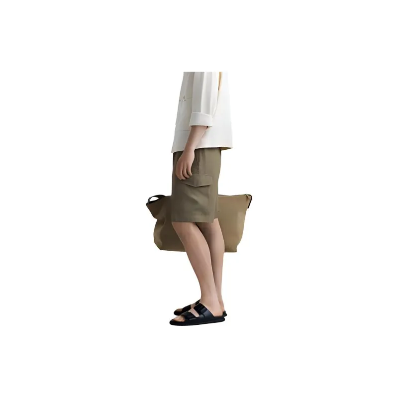 ZARA Cargo Shorts Men Khaki-4