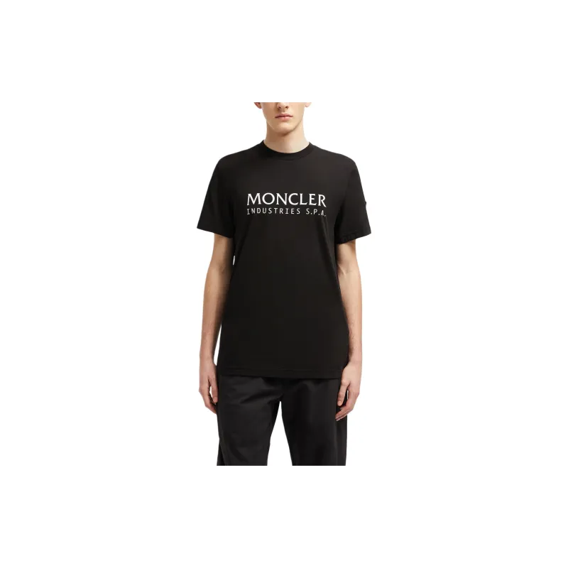 Moncler Logo Printed Crewneck T Shirt-2