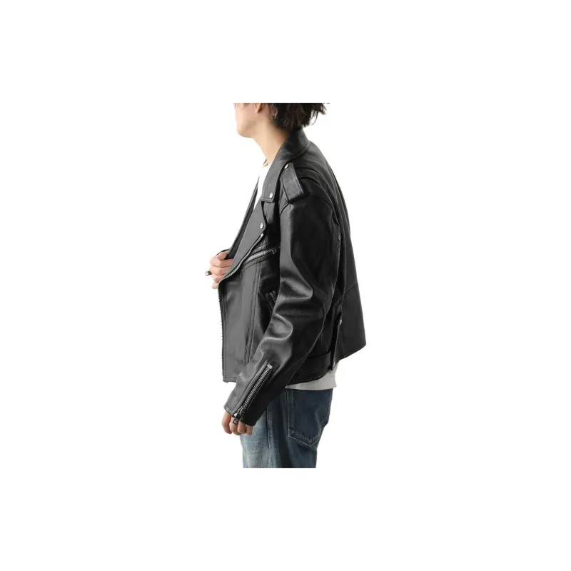 CELINE Biker Leather Jacket-6