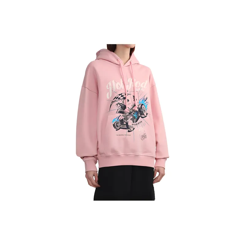 FIVE CM Terry Graphic print Cotton Hoodie-9