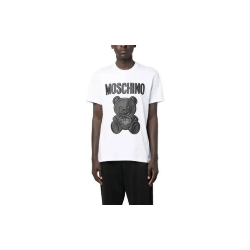 MOSCHINO T Shirts Men White-2
