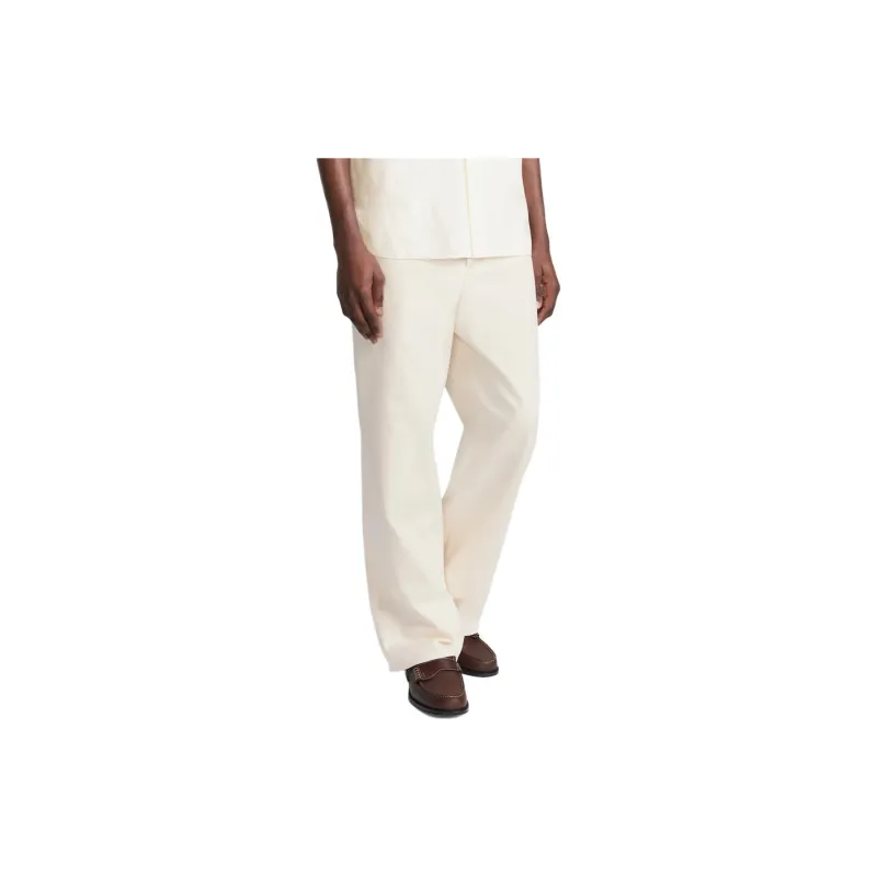 DIOR Icon Casual Pants Men's White-3