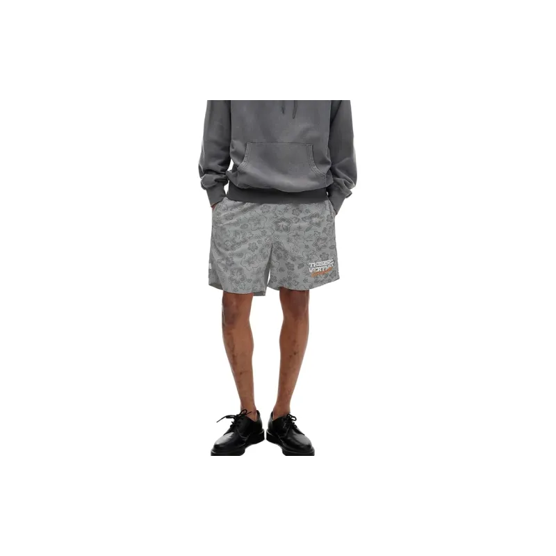 Thisisneverthat SS24 Big Logo Nylon Shorts Casual Shorts Unisex Gray-2