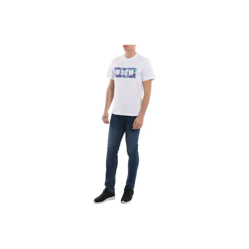 MSGM T Shirts Men White-4