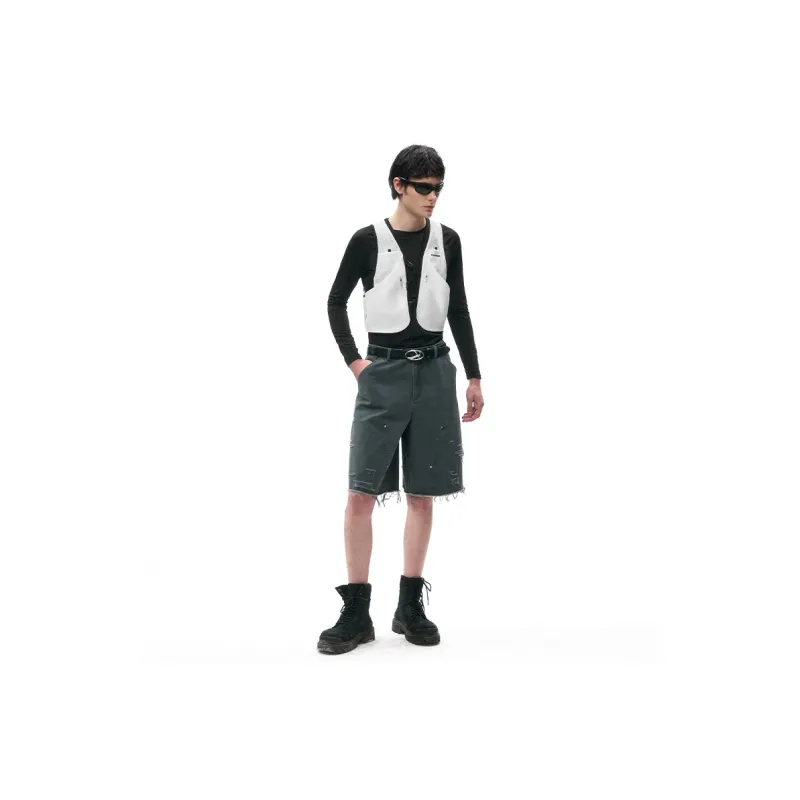 IMXS Denim Shorts Unisex-5