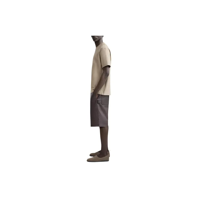 ZARA Cargo Shorts Men Brown-4