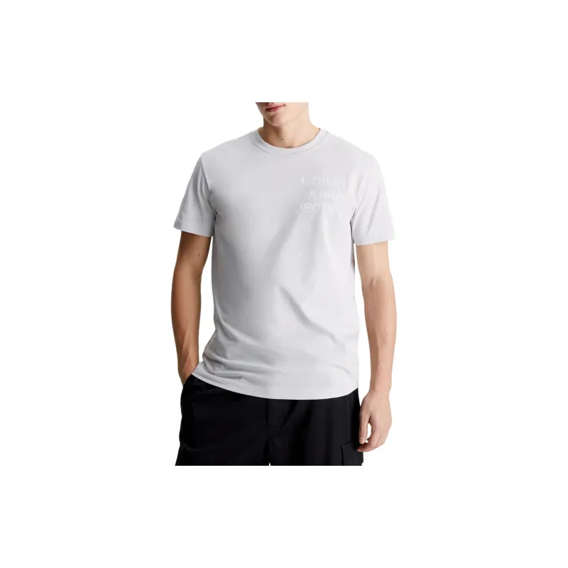 Calvin Klein Diffused Stacked Printed T shirt-2