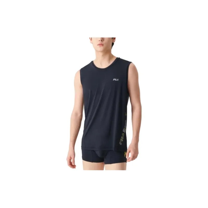 FILA Tank Tops Men Black-2