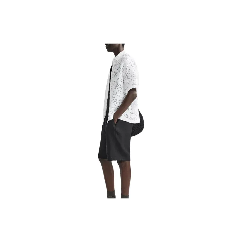 ZARA Shirts Men White-4