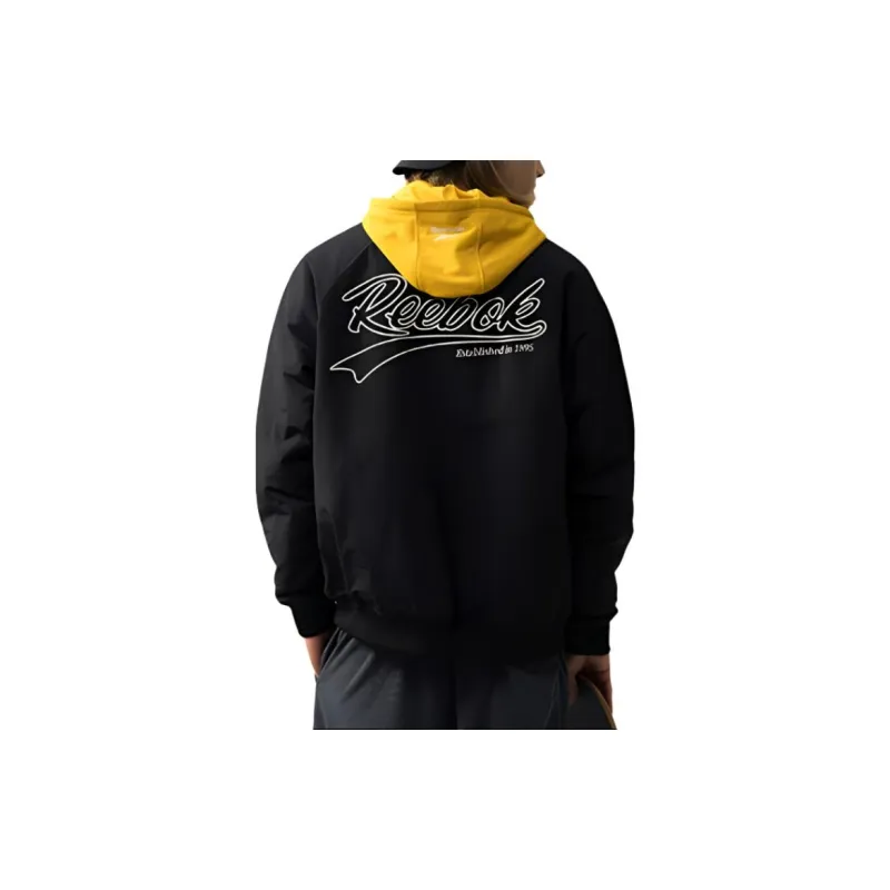Reebok Stand Collar Sports Jackets & Coats Unisex Black-4