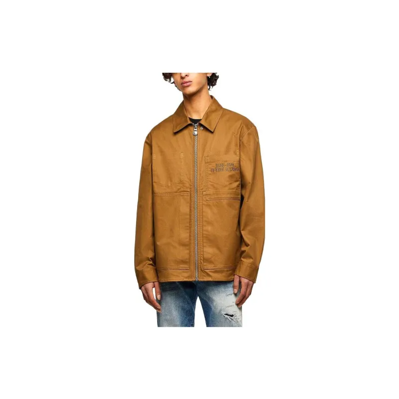 DIESEL Jackets Men Light Brown-3