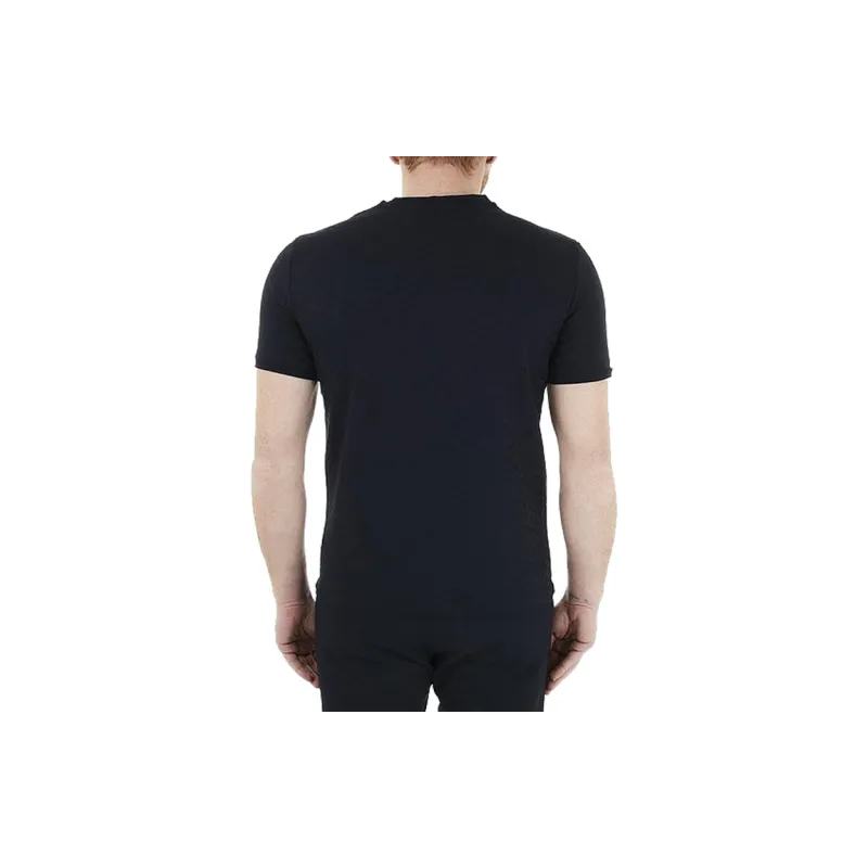 EMPORIO ARMANI Embossed Logo Cotton T shirt-3