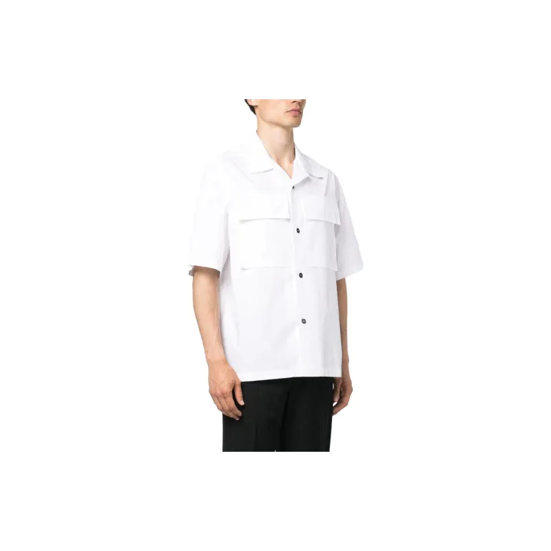 JIL SANDER + Short Sleeved Buttoned Shirt-3