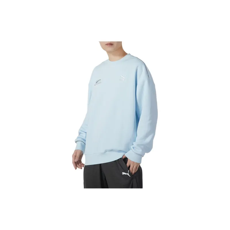 PUMA Sweatshirts Men Blue-4