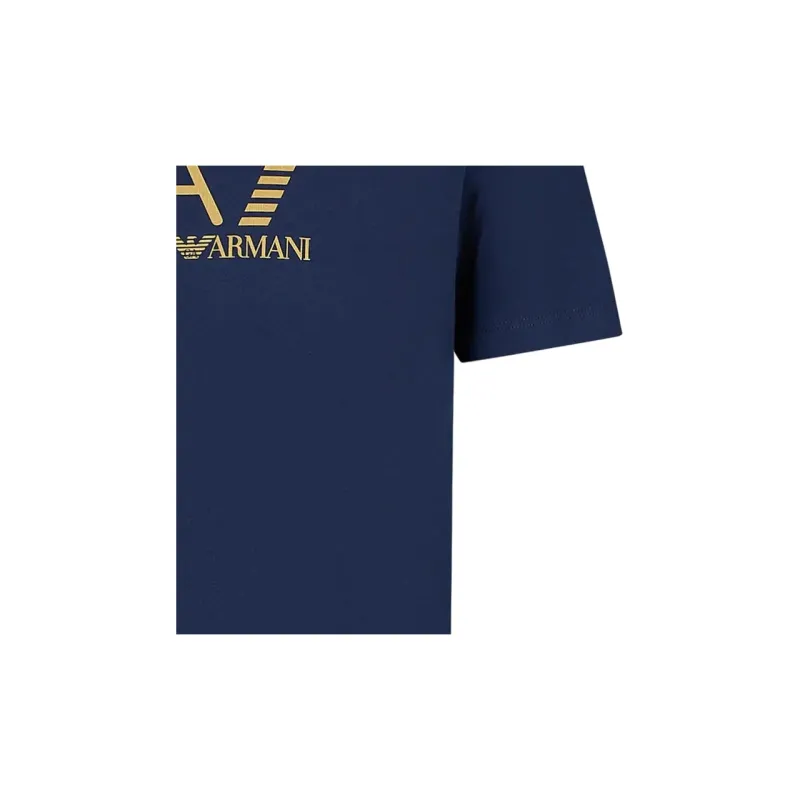 EMPORIO ARMANI Logo print Cotton T shirt-3