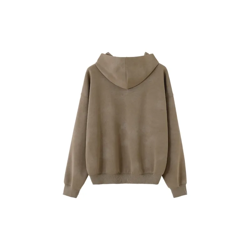 CONP Sweatshirt Unisex Wax-Dyed Moon Crater Texture-1