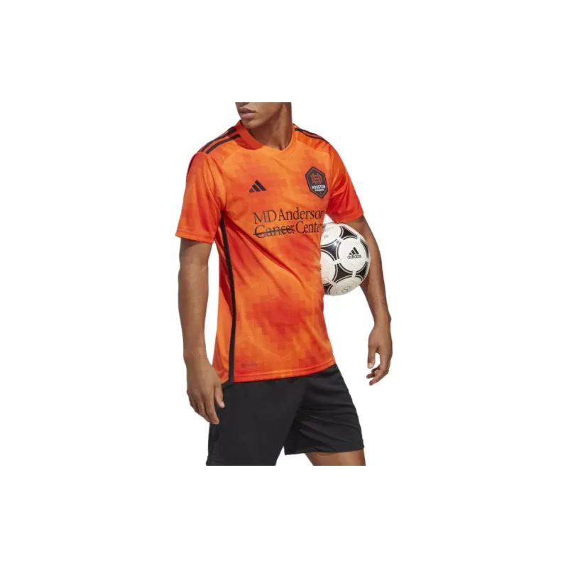 Adidas T-Shirts Men Orange-4