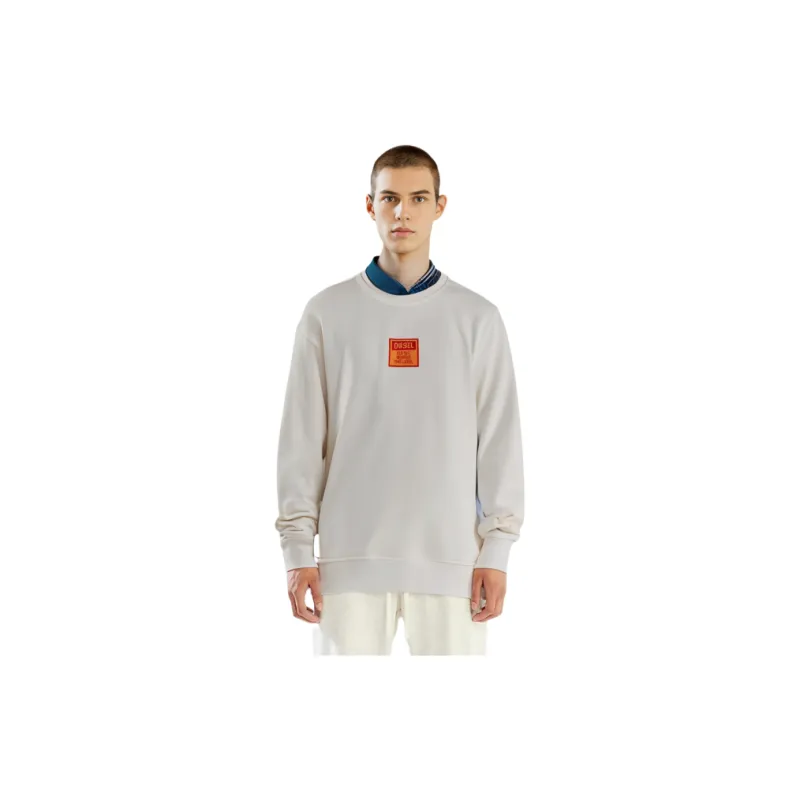 DIESEL Sweatshirts Men White-6