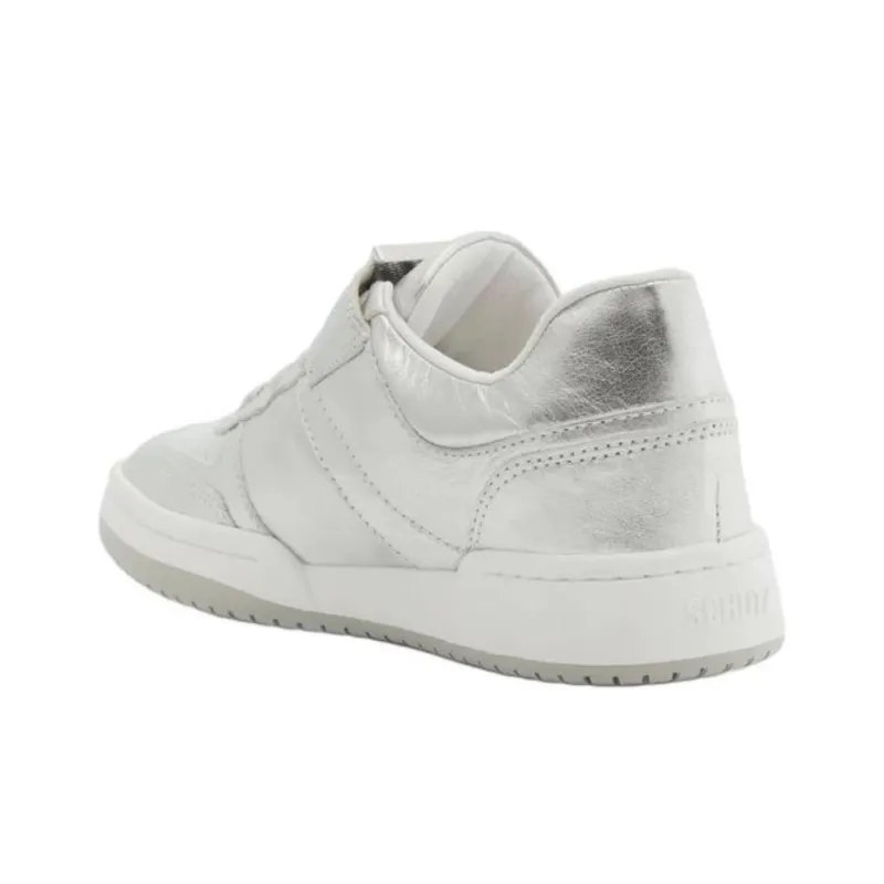 Schutz Low-Top Skateboard Shoes Women's Silver-3