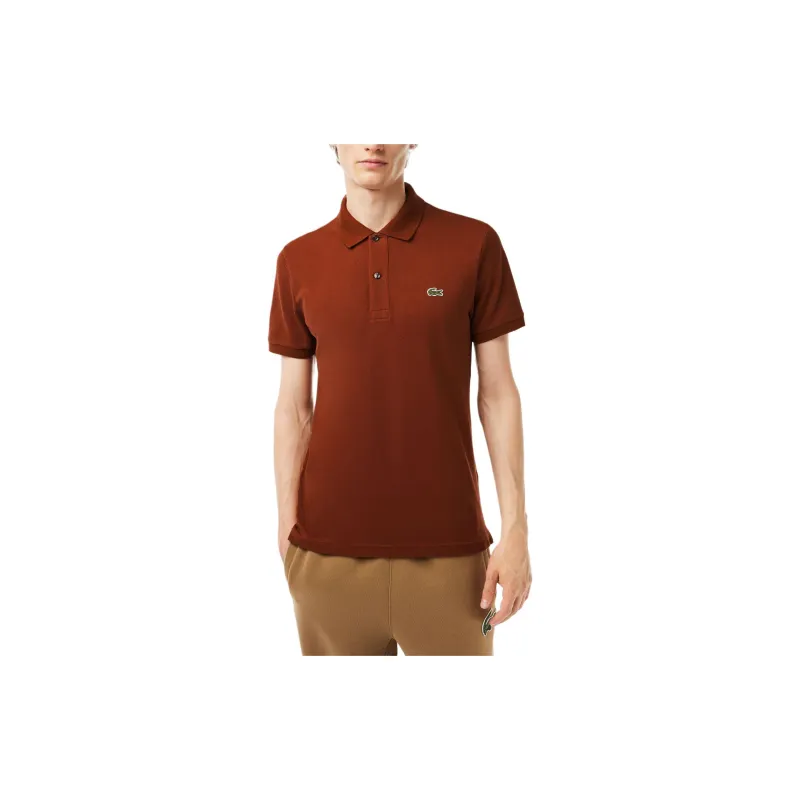 LACOSTE Polo Shirts Men Brown-1