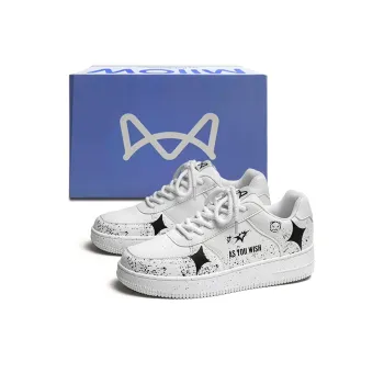 MIIOW Trend Party Series Anti-Slip And Wear-Resistant Height Increasing Coverage Low-Top Skateboard Shoes Unisex