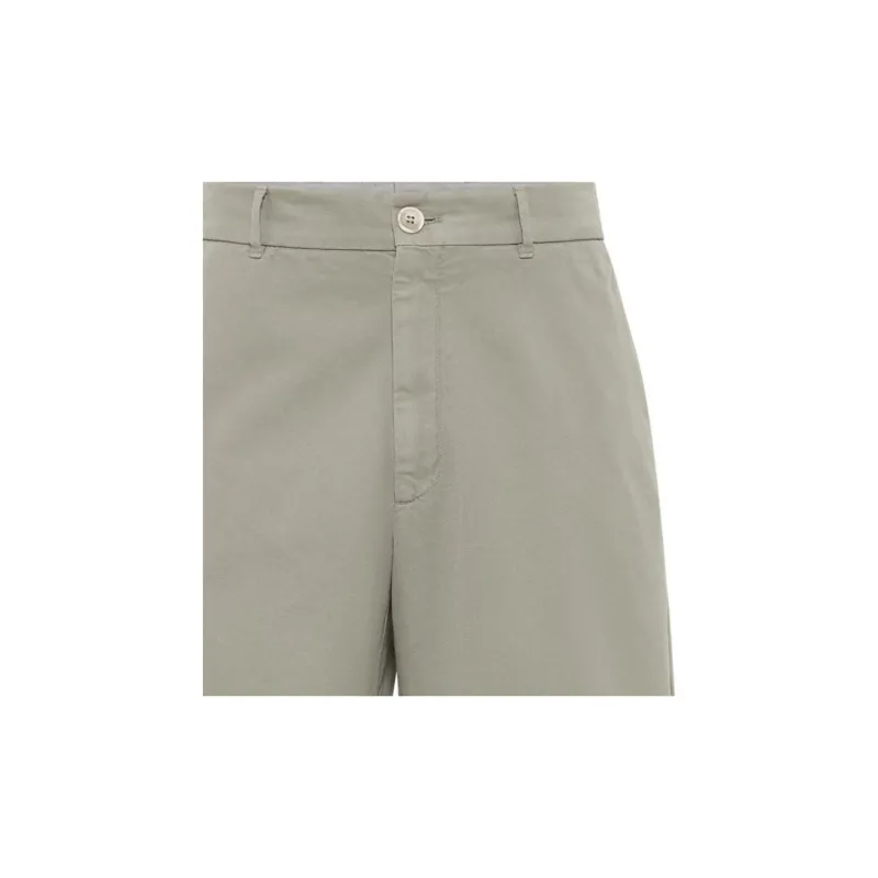 Brunello Cucinelli Straight leg Cotton Bermuda Shorts-3