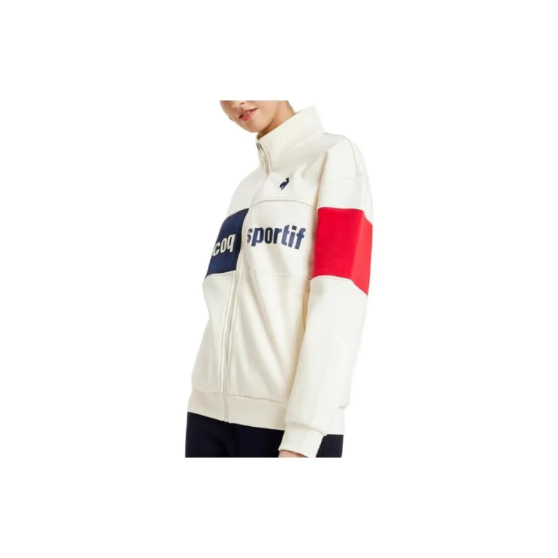 Le Coq Sportif Jackets Coats Unisex Original White-5