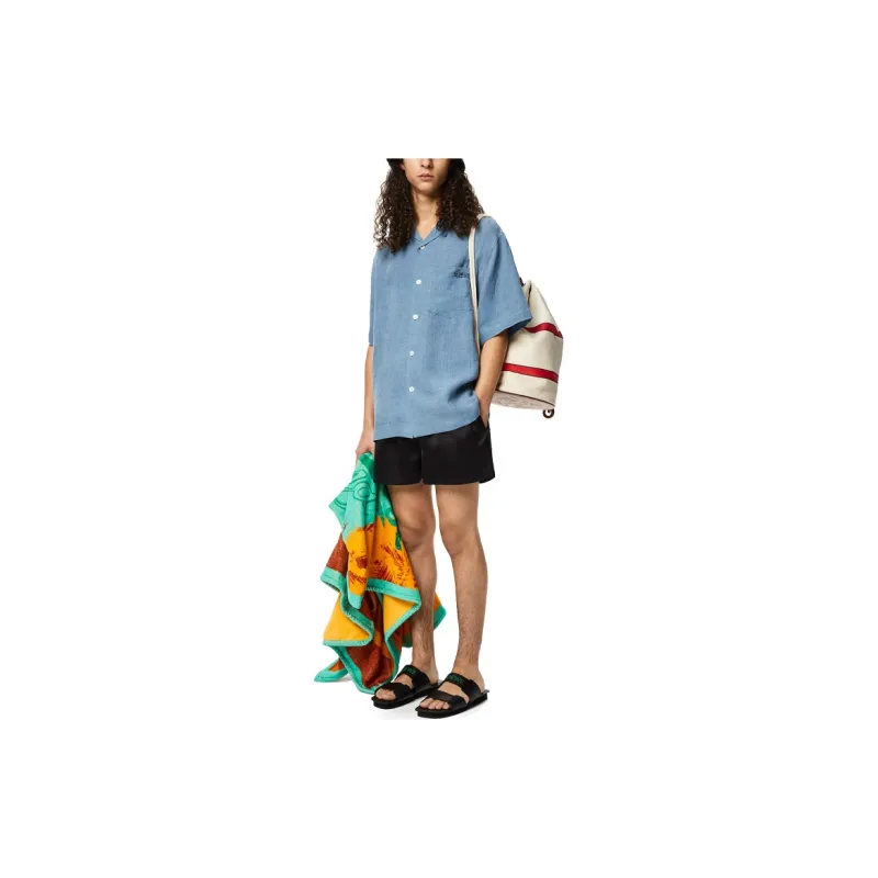 LOEWE Linen Bowling Shirt-1