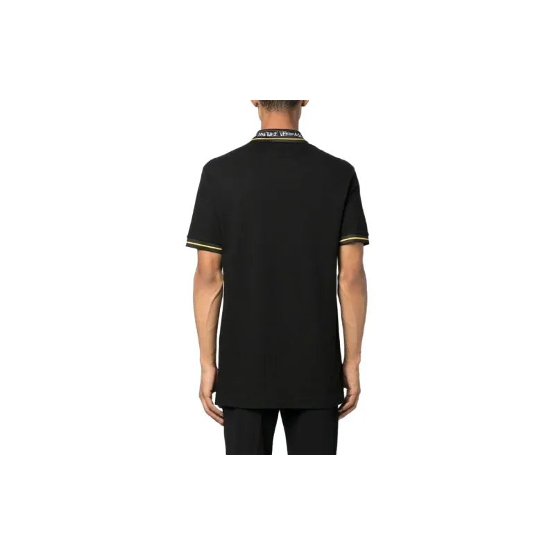 VERSACE JEANS COUTURE Polo Shirts Men Black-3