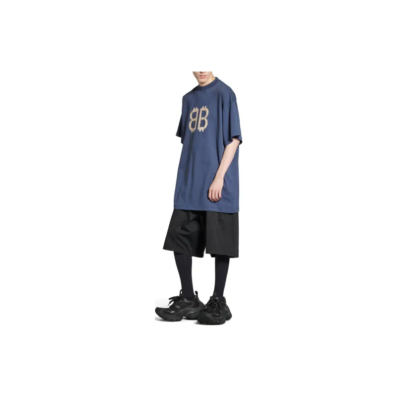Balenciaga Logo Printed T Shirt-2