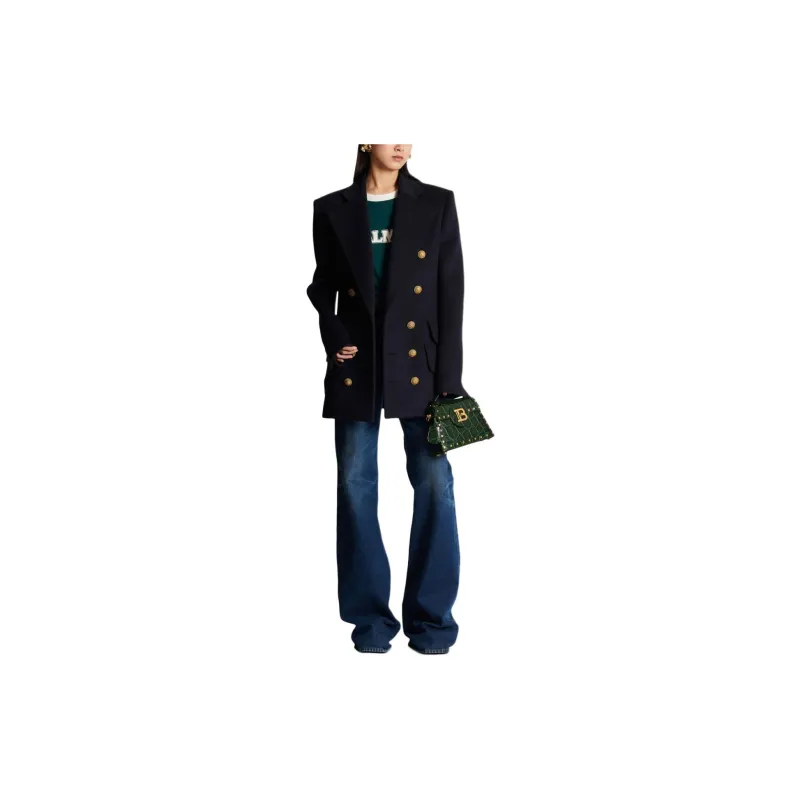 BALMAIN Business Suit Unisex Marine Blue-1