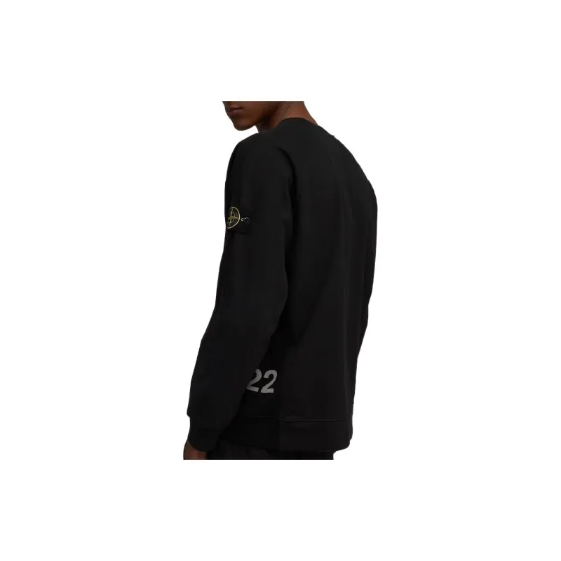 STONE ISLAND STONE ISLAND 40Th Anniversary Collection Sweatshirts Men Black-3