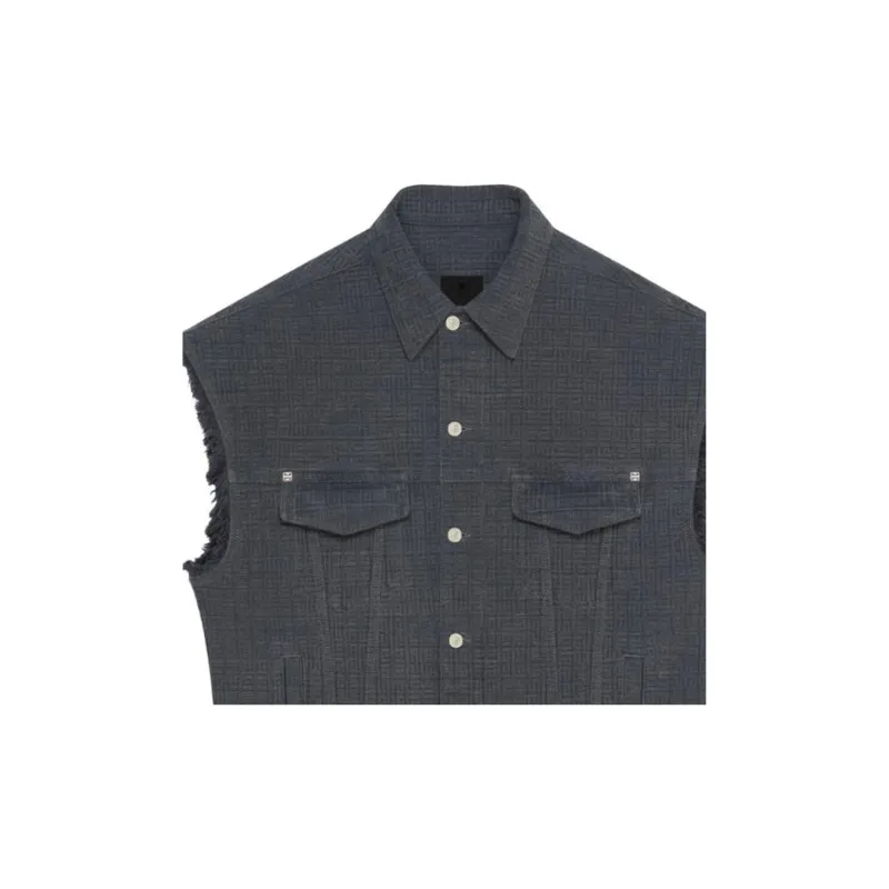 Givenchy Vests Men Gray-4