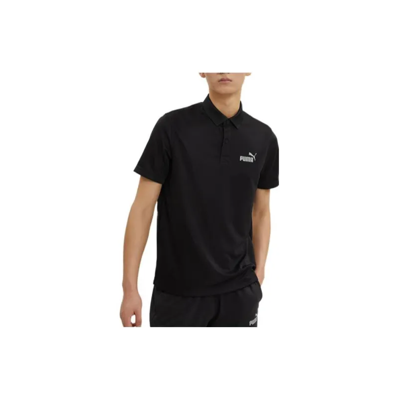 PUMA Polo Shirts Men Black-2