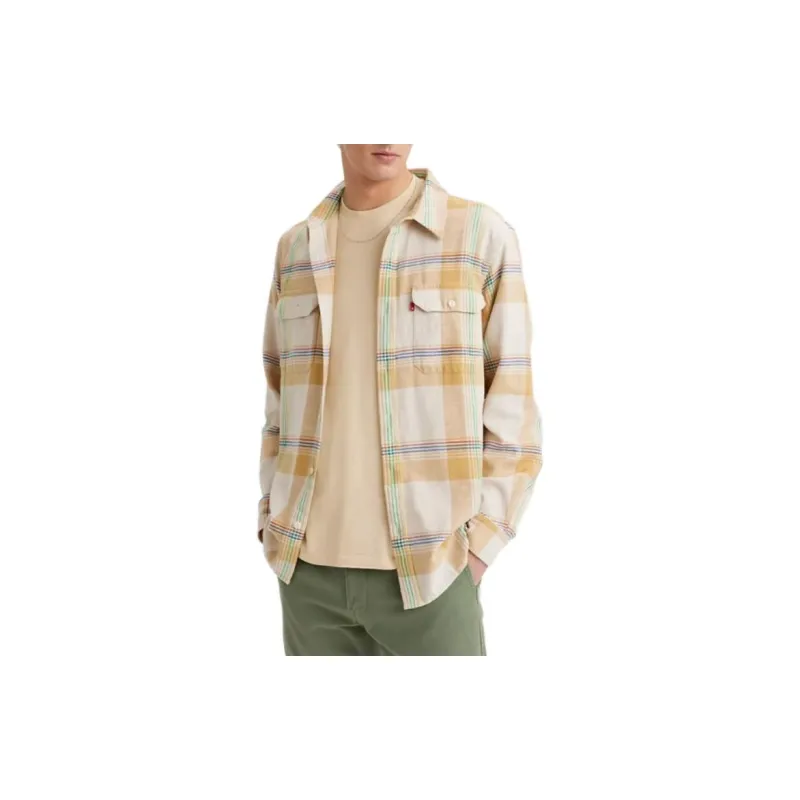 Levis Jackets Men Yellow-3