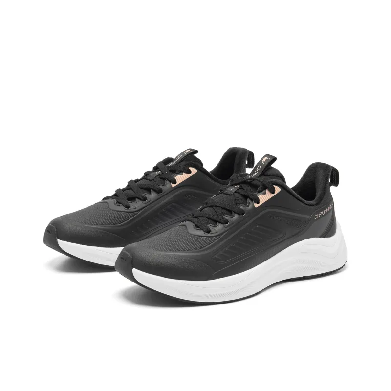 QIAODAN Rainwing 4.0 Running Shoes Women's Low Top Black/Lightning Gray-2