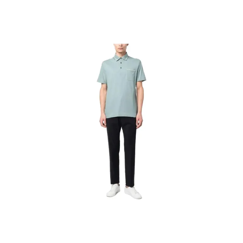 Zzegna Polo Shirts Men Blue-1