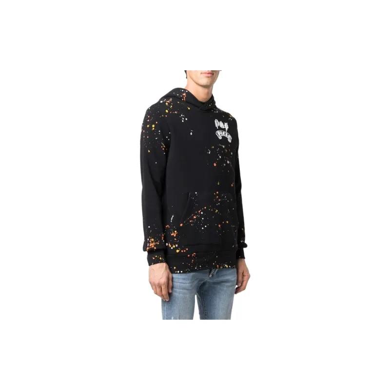 PHILIPP PLEIN Paint Splatter print Pullover Hoodie-3