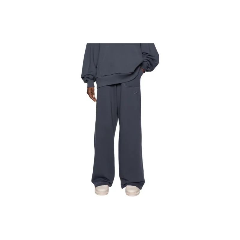 Reebok Wide-Leg Track Pants Casual Pants Unisex Stone Blue-1