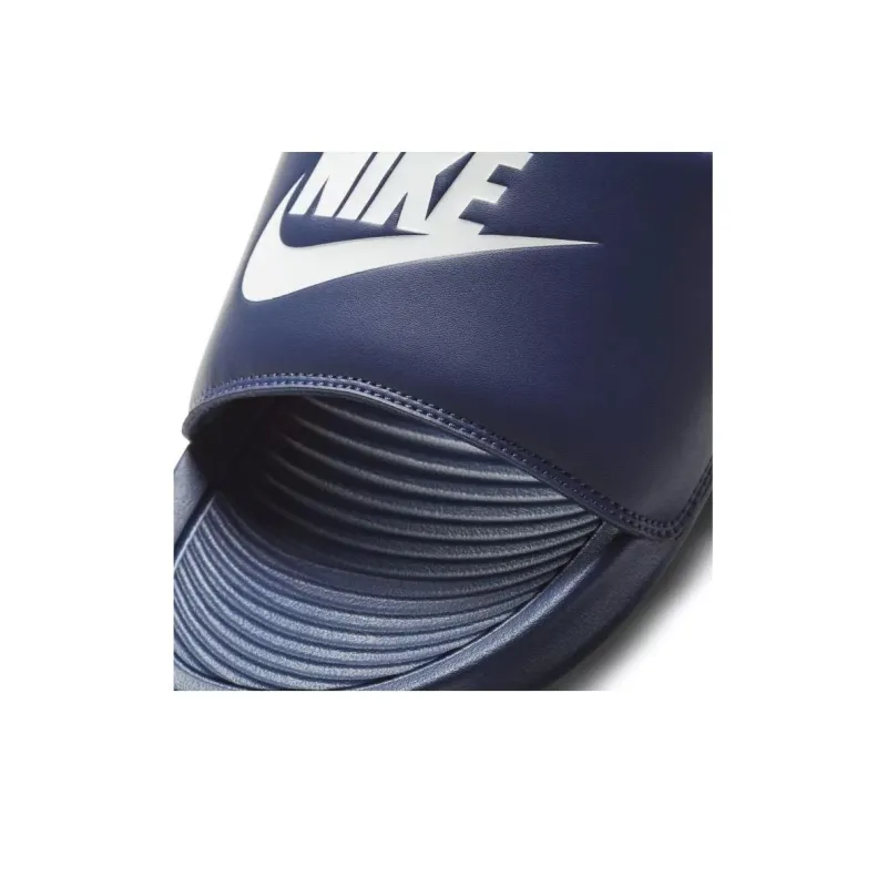 Nike Victori One Slide Midnight Navy White-4